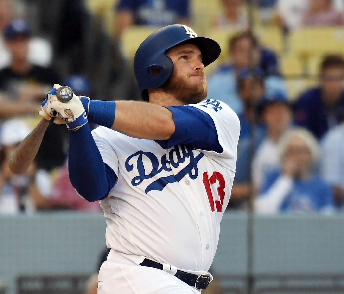 Dodgers infielder Max Muncy is tied for fourth in the National League with 20 home runs. And he's hit them in only 200 at-bats.