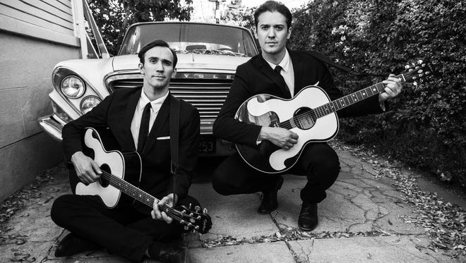 Dylan and Zachary Zmed front the Everly Brothers Experience with their band The Bird Dogs 7:30 p.m. Friday, March 3, at the Historic Elsinore Theatre.
