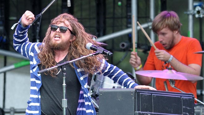 J. Roddy Walston & The Business perform a noon set at Firefly Music Festival in 2012.