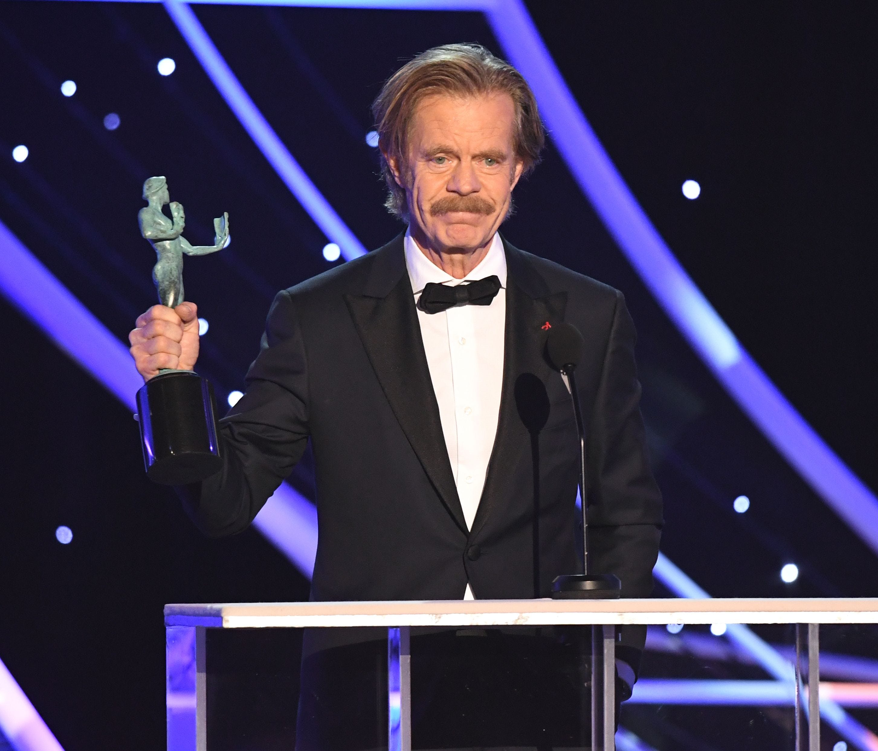 William H. Macy at the 24th Annual Screen Actors Guild Awards in Los Angeles on Jan. 21, 2018.