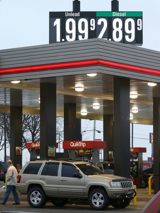 Gas prices fall record 88 days, lowest since 2009