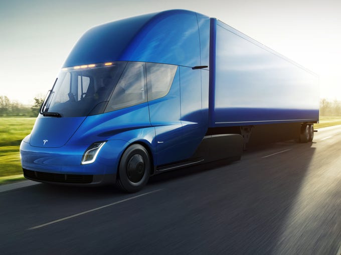 Tesla introduces electric big rig truck
