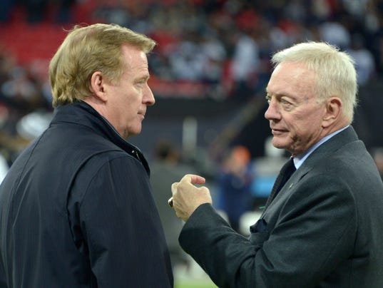 Roger Goodell and Jerry Jones
