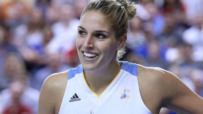 Elena Delle Donne returns to Delaware, this time for a pre-season game with the Chicago Sky against the New York Liberty.
