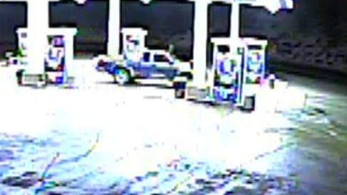 If you can identify this blue pickup, please contact the Lewistown Police Department.