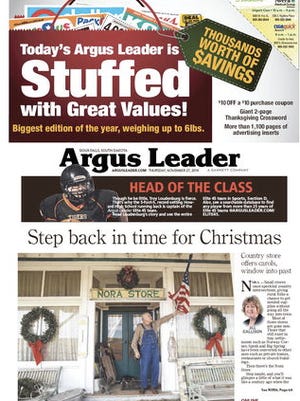 The E-Newspaper always is available to subscribers at ArgusLeader.com