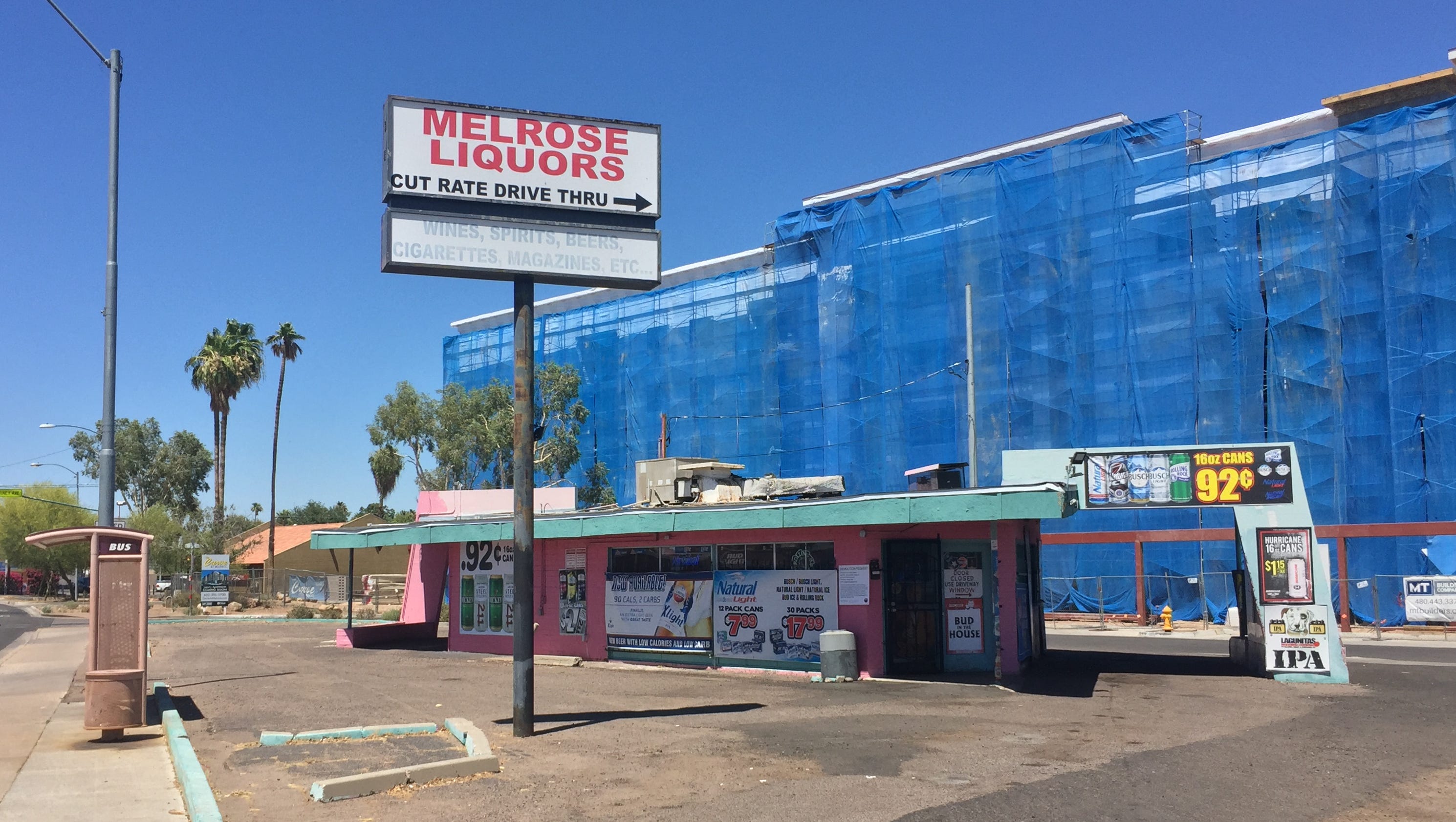Phoenix drivethrough liquor store, Melrose Liquors, in peril