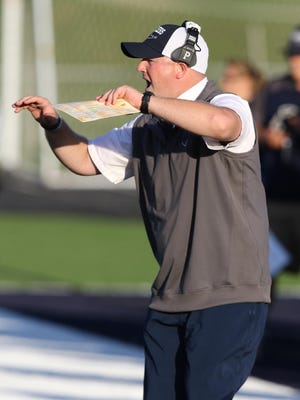 Fairless coach A.J. Sarbaugh -- shouting out instructions during a game against Sandy Valley -- is stressing the need for his team to improve its conditioning as summer workouts begin.