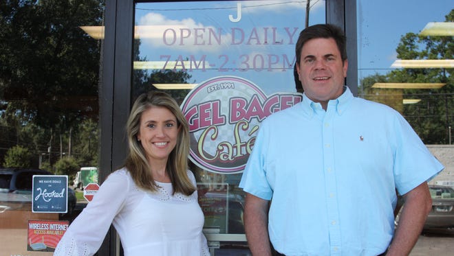 Bagel Bagel Cafe owners Sarah and John Stout maintain close ties to TCC.