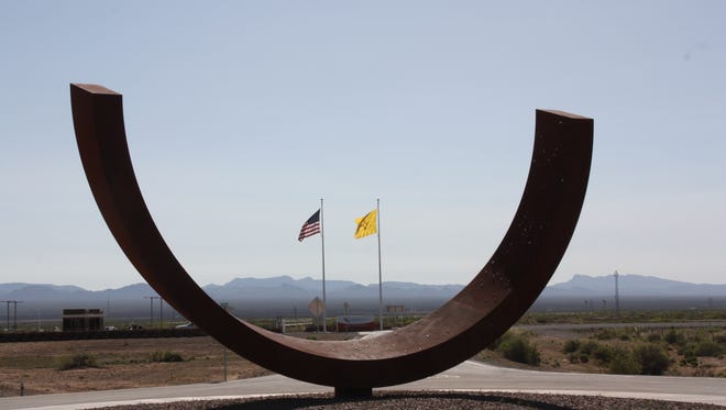A morning view of Spaceport America, which is the finish line for the first Spaceport America Relay Race.