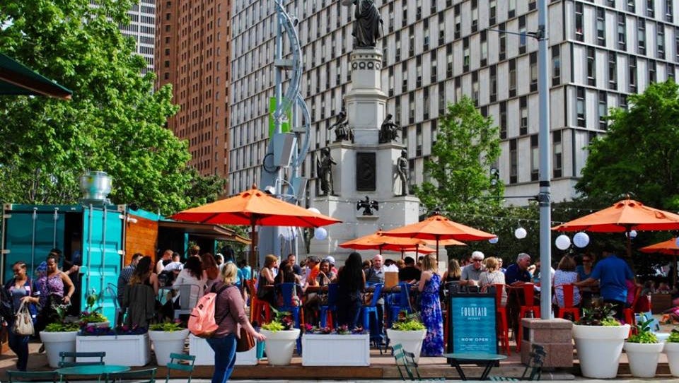 Fun In Detroit Parks With Food Trucks Shipping Containers And An Airstream Mobile Bar