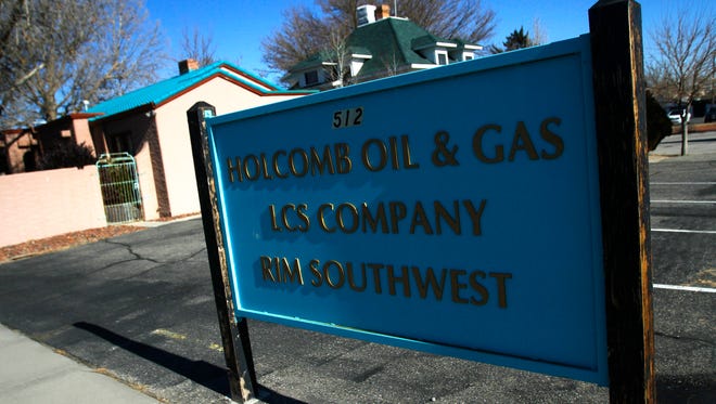 Holcomb Oil and Gas Company's offices are pictured on Dec. 16 in the 500 block of West Arrington in Farmington.