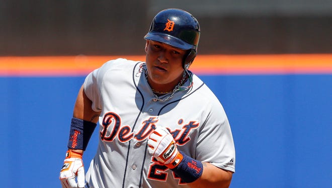Miguel Cabrera hit his 42nd home run of the season and 10th in last 19 games.