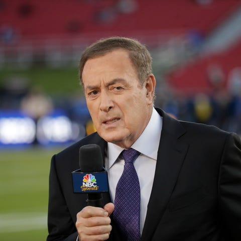 Al Michaels, play-by-play voice for NBC's Sunday N