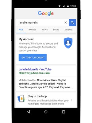 With Google’s “My Account” mobile search, just Google yourself to find out how deeply Google has been digging into your digital life.