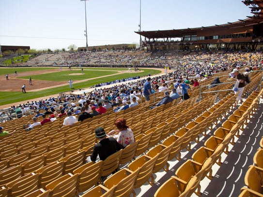 Camelback Ranch Glendale, host to the Los Angeles Dodgers