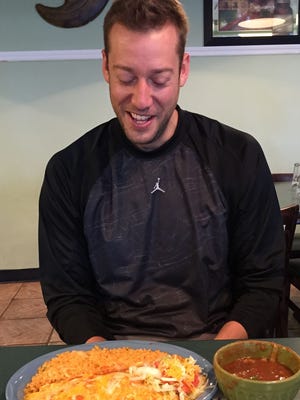 Eastern Florida State College men’s basketball head coach Jeremy Shulman can’t wait to dig into his chicken enchilada at Francisco’s Mexican Restaurant in Melbourne.