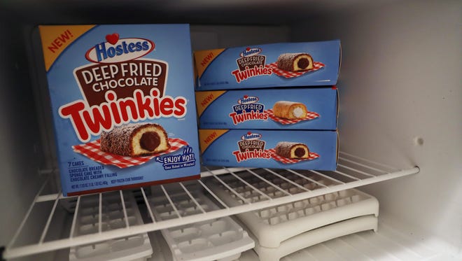 The deep-fried Twinkie is jumping from the state fair to an oven near you. Hostess is launching packaged “Deep Fried Twinkies” that mark its first foray into frozen foods.
