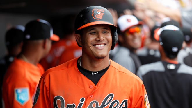 Manny Machado, seen here during his days with the Baltimore Orioles, has reportedly agreed to a 10-year, $300 million deal with the San Diego Padres.