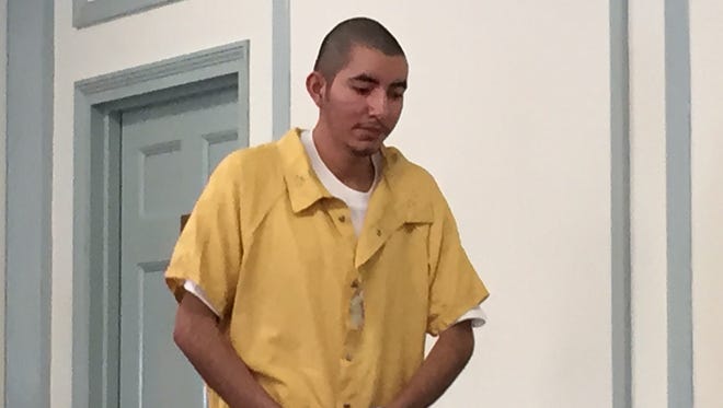 Daneri Javier-Medina was sentenced Aug. 21, 2015 to 25 years in prison for stabbing Jacinto Flores-Zapata to death in Dover in 2014.
