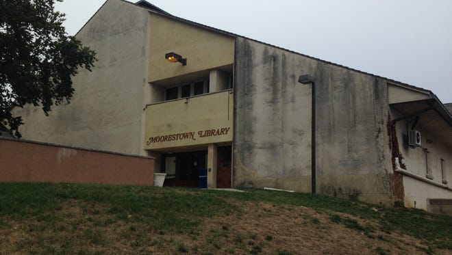 Moorestown Theater Company's Mark Morgan proposes building a new performing arts center at the site of the old library, which will soon be torn down.
