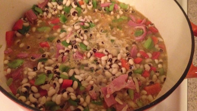 Eating black-eyed peas on the first day of the new year is thought to bring good luck.
