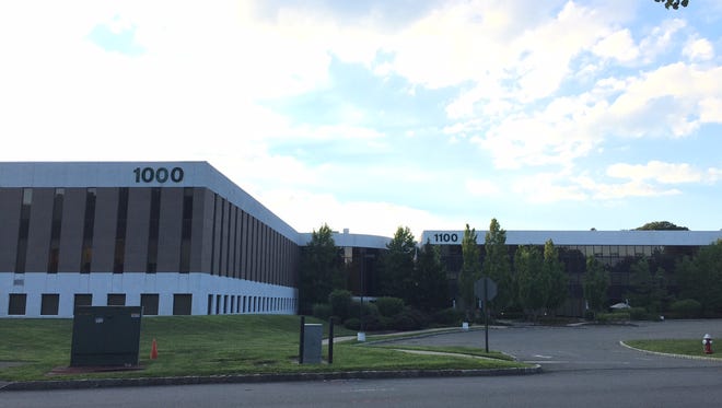 Two of three existing office buildings on American Road tract in Morris Plains that is the proposed site of a fragrance manufacturing and research facility
