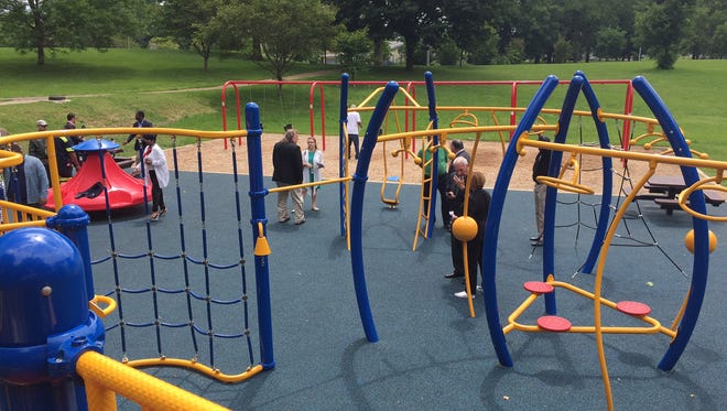 A $375,000 renovation project in Wilmington allowed for a new playground to be built at Brown Burton Winchester Park in Wilmington.