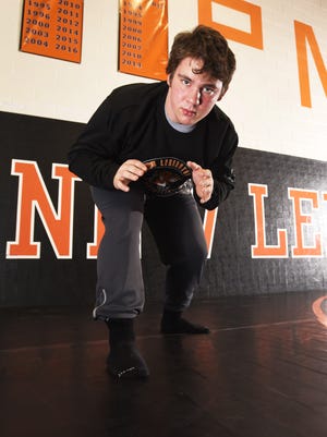 New Lexington senior Luke Shively is heading to the Division II State Wrestling Tournament on Thursday to wrestle in the 220 pound weight class.