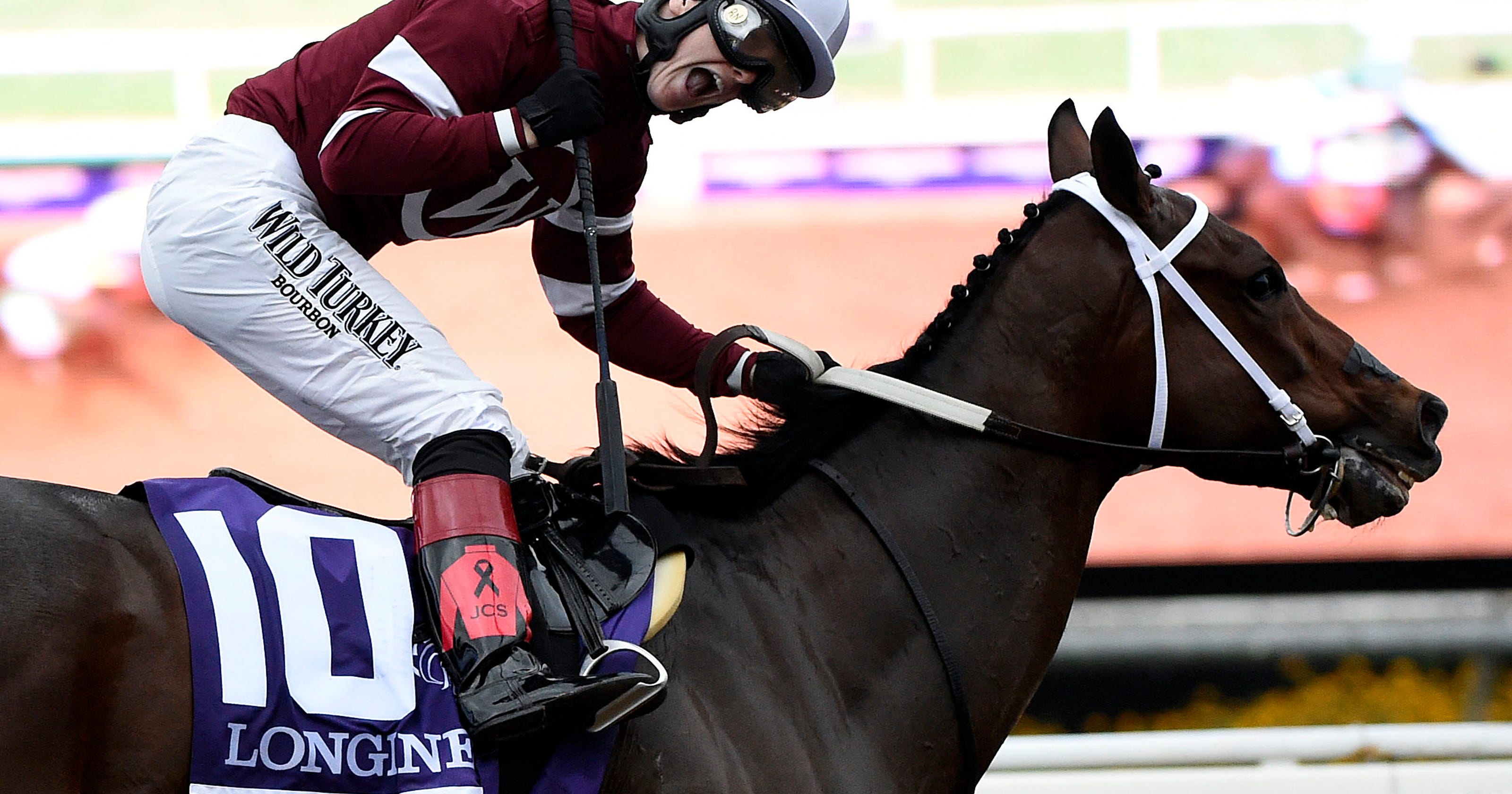 Former jockey Rosie Napravnik, trainer Joe Sharp first child
