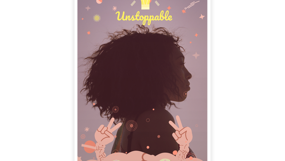 Zoe Lynch's Geofilter, which she created for a Made with Code contest by Google and Snap