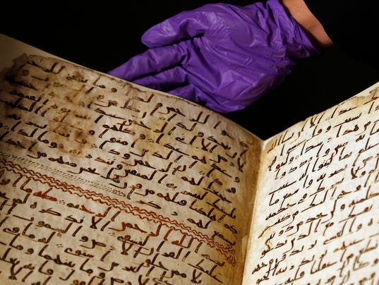 Quran manuscript dated to beginnings of Islam