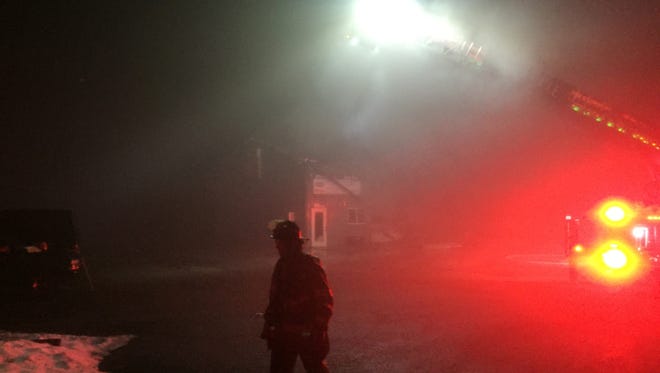 Alford's Auto Repair's building was destroyed by fire Tuesday night before Lafayette firefighters made it to the scene.