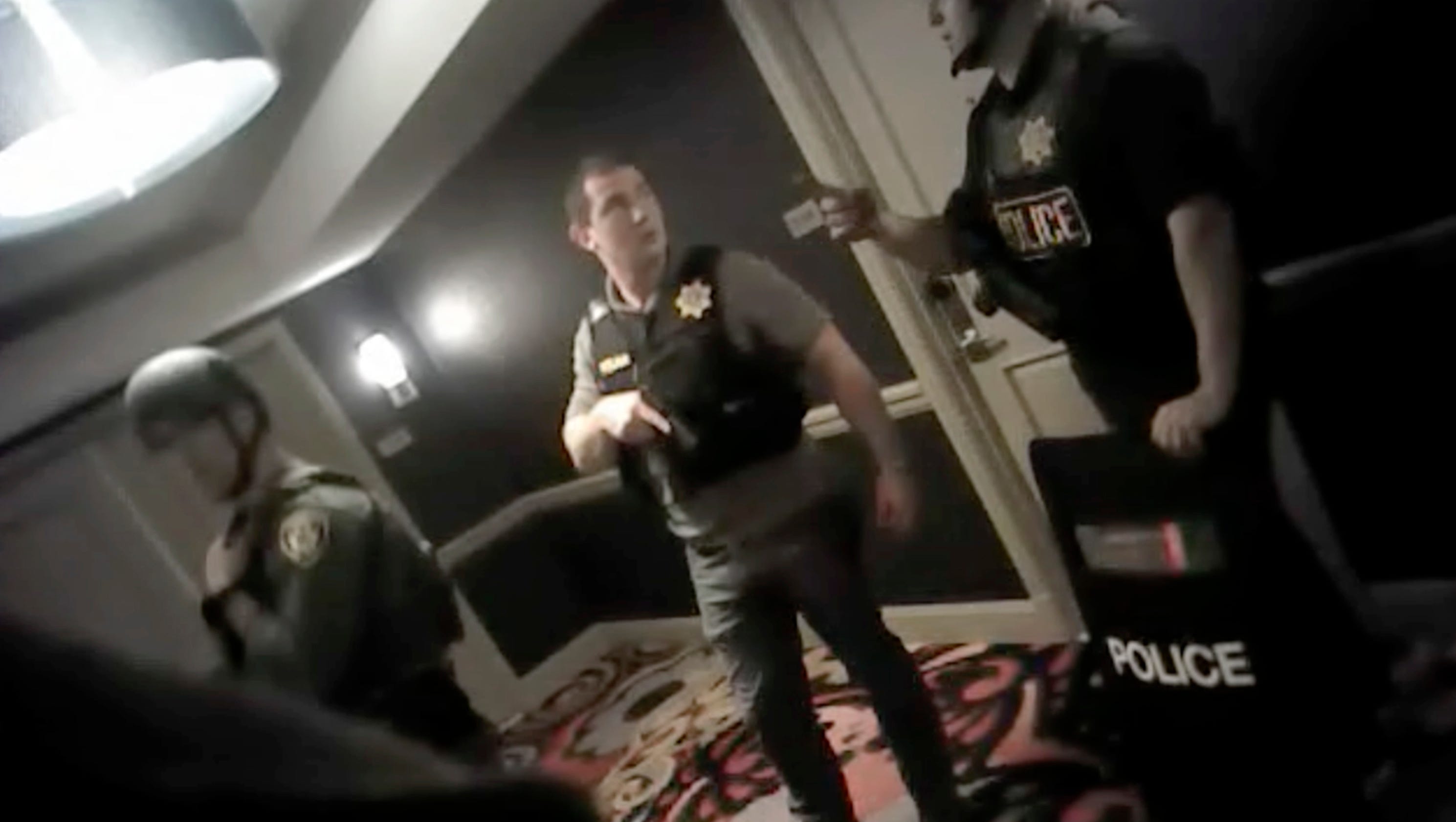 Las Vegas Shooter S Room Breached By Police In New Body Cam Video