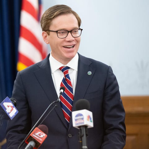 Kansas Secretary of Commerce David Toland speaks a