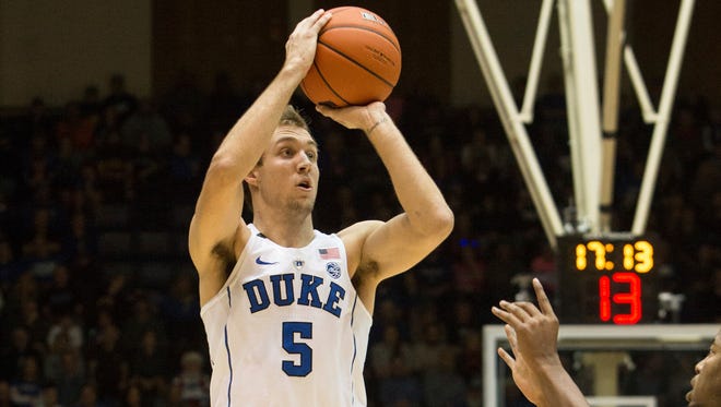 Duke's Luke Kennard was selected 12th by the Pistons in the 2017 NBA draft.