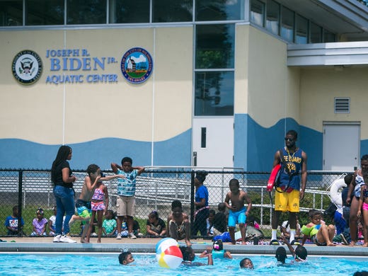 Joe Biden tells story of Corn Pop from Wilmington swimming ...
