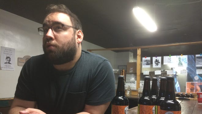 Zach Pedley, of the North Brewery in Endicott, talks about his craft beer.