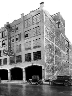Roth's Central Garage as photographed in November of 1929. It is reported the location was across the street from the former Greyhound Station on Union Avenue, where AutoZone Park is currently located.