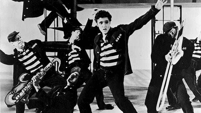 "Jailhouse Rock" sentences Elvis to film stardom, thanks to a winning combo of song, dance and plot.