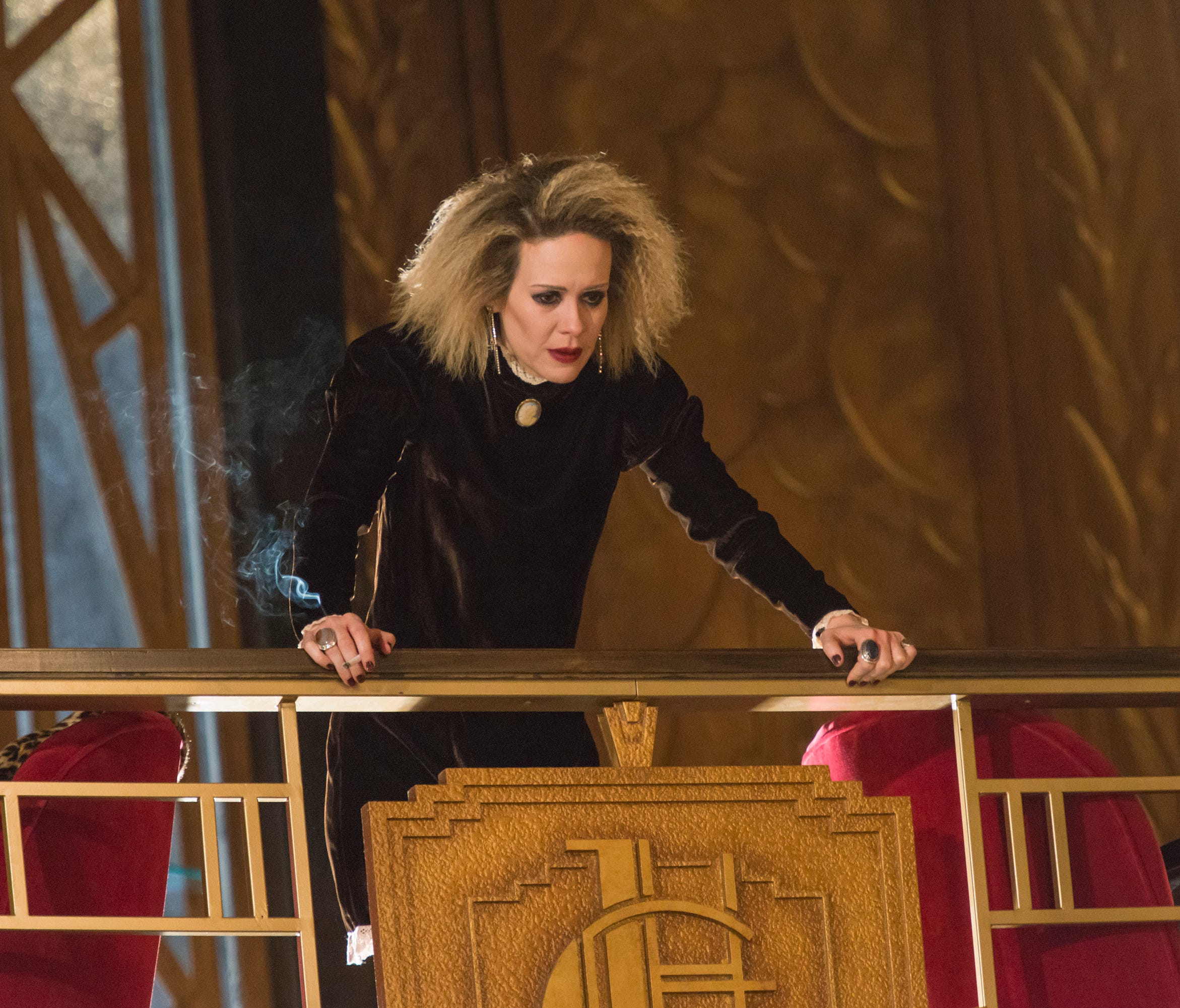 Sarah Paulson in an earlier episode of FX's 'American Horror Story,' among the many series to be available commercial-free to Comcast subscribers.