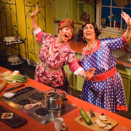 Review Cooking With The Calamari Sisters