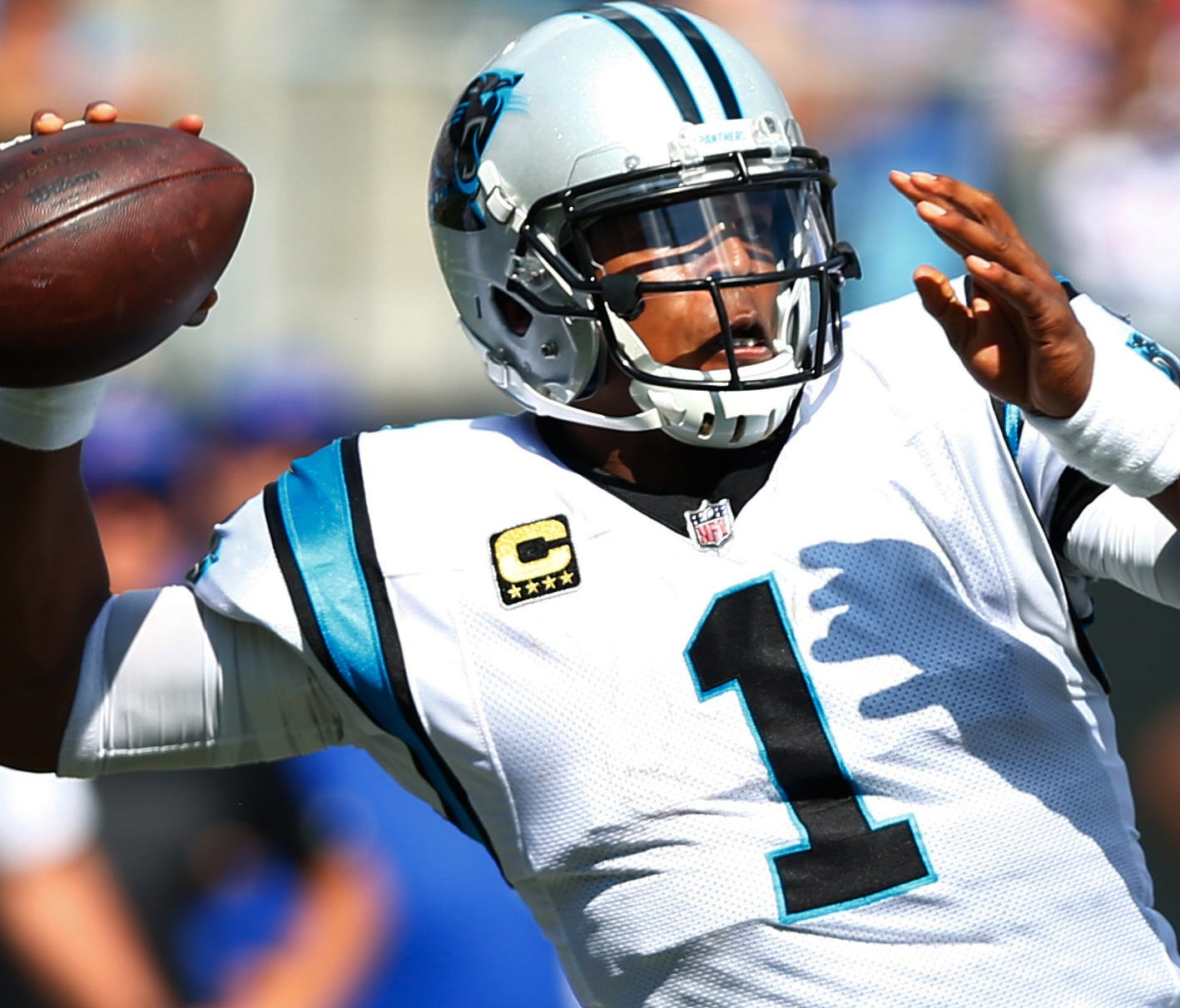 Panthers QB Cam Newton had offseason surgery on his throwing shoulder.