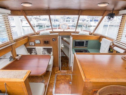 The 45-foot Constellation was custom-built by Chris-Craft