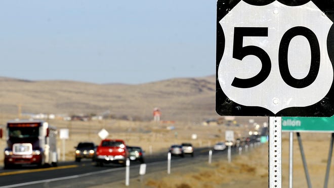 A new lane is open on Highway 50 as part of a widening project.