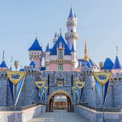 Sleeping Beauty's Castle in Disneyland.