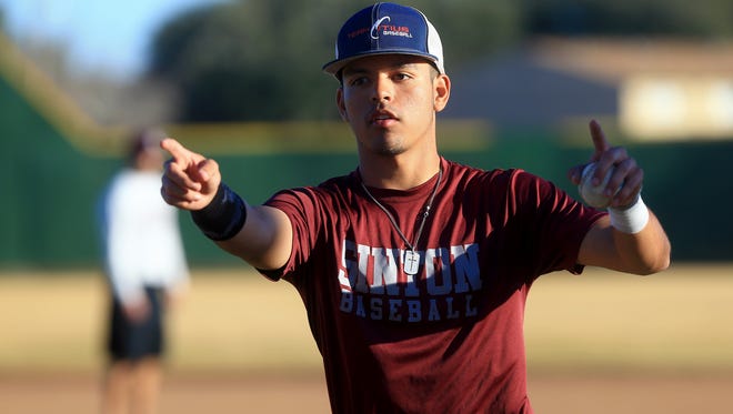 Jordan Martinez earned a third selection on the Hooks South Texas Small-School Baseball Preseason All-Star team on Thursday.