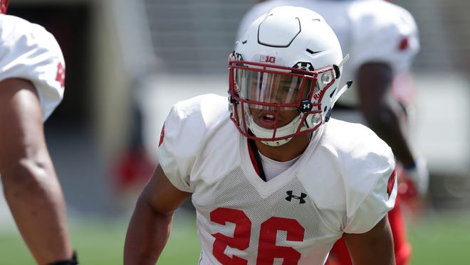 UW sophomore Eric Burrell will get his first start at safety against Michigan on Saturday.