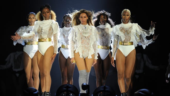 Opening night of Beyonce's Formation World Tour in Miami  on April 27.