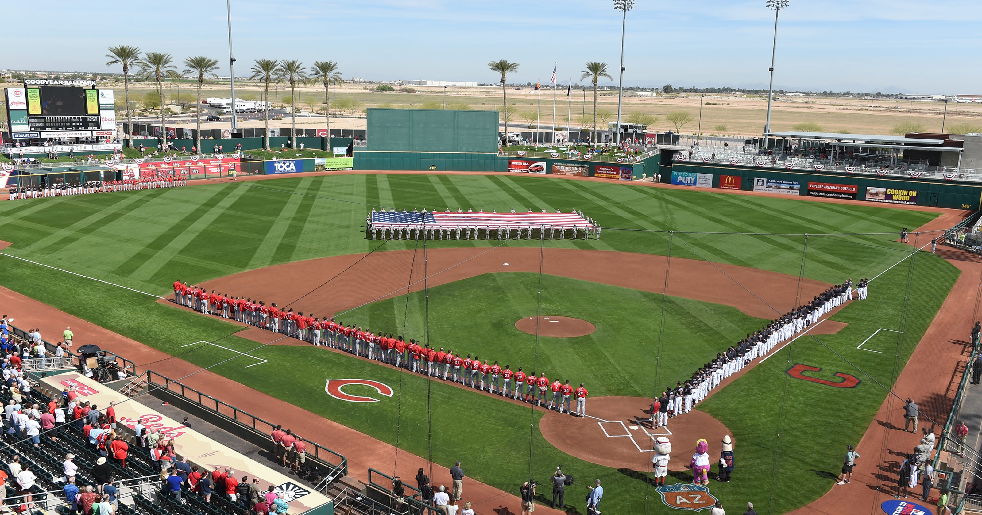 Goodyear Ballpark releases spring training schedule